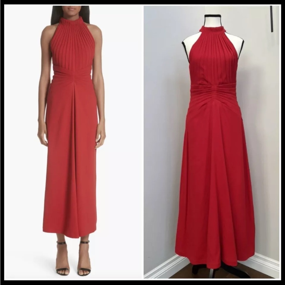 Brandon Maxwell red dress size 4